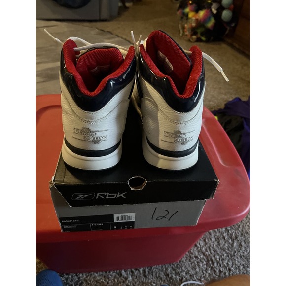 Reebok pump Omnilite White/Navy/Red